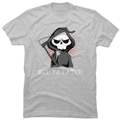 Men's Design By Humans See Ya Later Halloween T Shirt By thebeardstudio T-Shirt