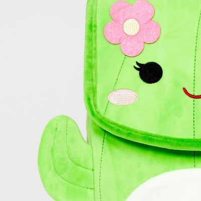 Kids&#39; Squishmallow Cactus 11.6&#34; Flap Backpack - Green_2