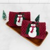John Ritzenthaler Co. 100% Cotton Kitchen Towels Snowman Absorbent Dish Towels for Drying & Cleaning Soft & Durable (Set of 2) - 3 of 4