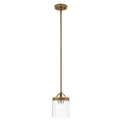 Livex Lighting Ashton 1 - Light Pendant in  Hand Painted Palacial Bronze