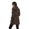 Women's Metallic Double Breasted Rain Jacket - ANGEL - 3 of 4