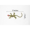 Collectible Wildlife Gifts | Lizard, Brown Lizard Red Spot on Head, Rubber Reptile Toy, Realistic Figure, Model, Gift,      3"      F6070 B380 - 3 of 4