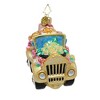 Christopher Radko Company 4.0 Inch Blissful Buggy Dated 2018 Ornament Limo Wedding Marriage Auto Tree Ornaments - 3 of 3