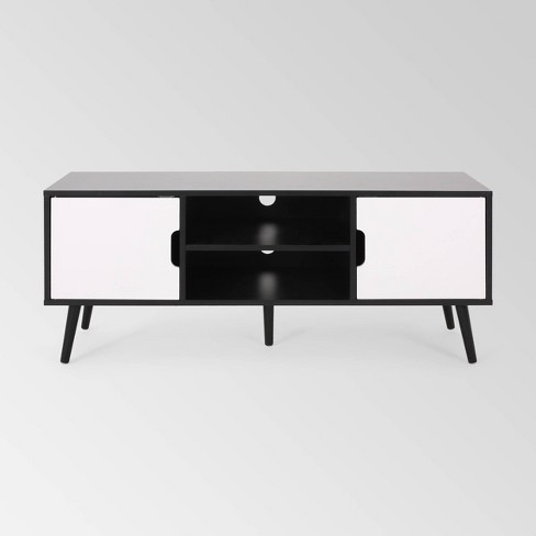 Tv stand deals white and black