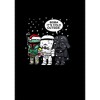 Juniors Womens Star Wars Christmas Boba It's Cold Outside T-Shirt - 2 of 4