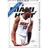Trends International NBA Miami Heat - Bam Adebayo Feature Series 25 Framed Wall Poster Prints - 3 of 4