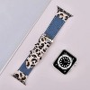 Worryfree Gadgets Leather Band for Apple Watch 38/40/41mm, 42/44/45mm iWatch Band Series 8 7 6 SE 5 4 3 2 1 - 2 of 4