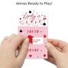 Big Dot of Happiness Lucky in Love Truth, Dare, or Share Pull Tabs Game, Las Vegas Bachelorette Party Game Pickle Cards - Set of 12 - 2 of 4