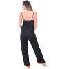 ADR Women's Satin Pajamas, Cami Top Pj Set with Sleep Mask - 2 of 3