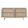 Okak Buffet Cabinet with Large Storage Rebound 4-door Sideboard Cabinet with Adjustable Shelves for Dining Room - 3 of 4