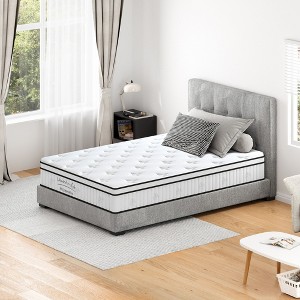 PAGED Hybrid Mattress Queen Size Mattress with Individually Pocketed Innerspring, Medium Firm for Bedroom - 1 of 4