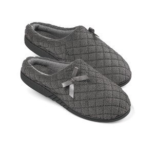 Collections Etc Quilted Clog Slipper - 1 of 3