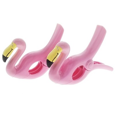 Modern Home Beach Towel Clips - Set of 2