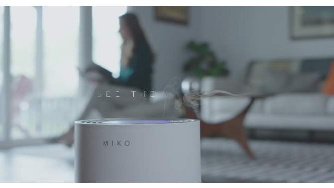 Miko Air Purifier True HEPA with Air Sensor, 2 of 10, play video