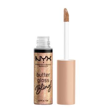 NYX Professional Makeup Butter Gloss Bling Non Sticky Lip Gloss - 0.27 fl oz