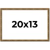 PosterPalooza | Textured Gold Picture Frame - UV Acrylic, Backing Board, Hanging Hardware Included - 3 of 4