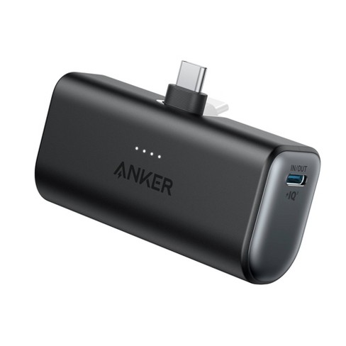 Anker PowerCore+ 10000mAh Power Bank with Built-in Lightning Connector -  Black  Portable Charger for iPhone X, iPad, Type C Devices in the Mobile  Device Chargers department at