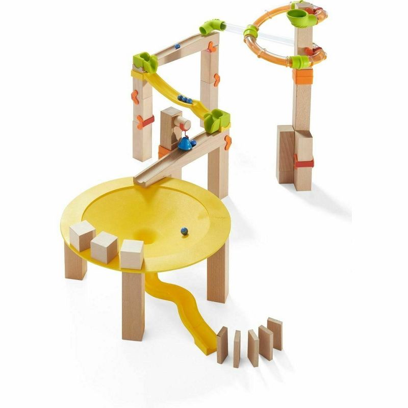 HABA Ball Track Basic Pack Funnel Jungle - Wooden Marble Run with Plastic Elements (Made in Germany), 2 of 6