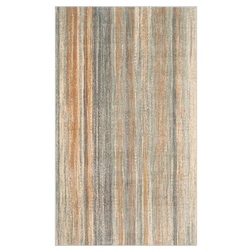 Remi Vintage Accent Rug - Light Blue (3'x5') - Safavieh