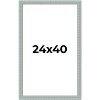 PosterPalooza | Refined Blue Picture Frame - UV Acrylic, Foam Board Backing, Hanging Hardware - 2 of 4