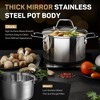 ZACHVO 11-Piece Tri-Ply Stainless Steel Cookware Set - 4 of 4