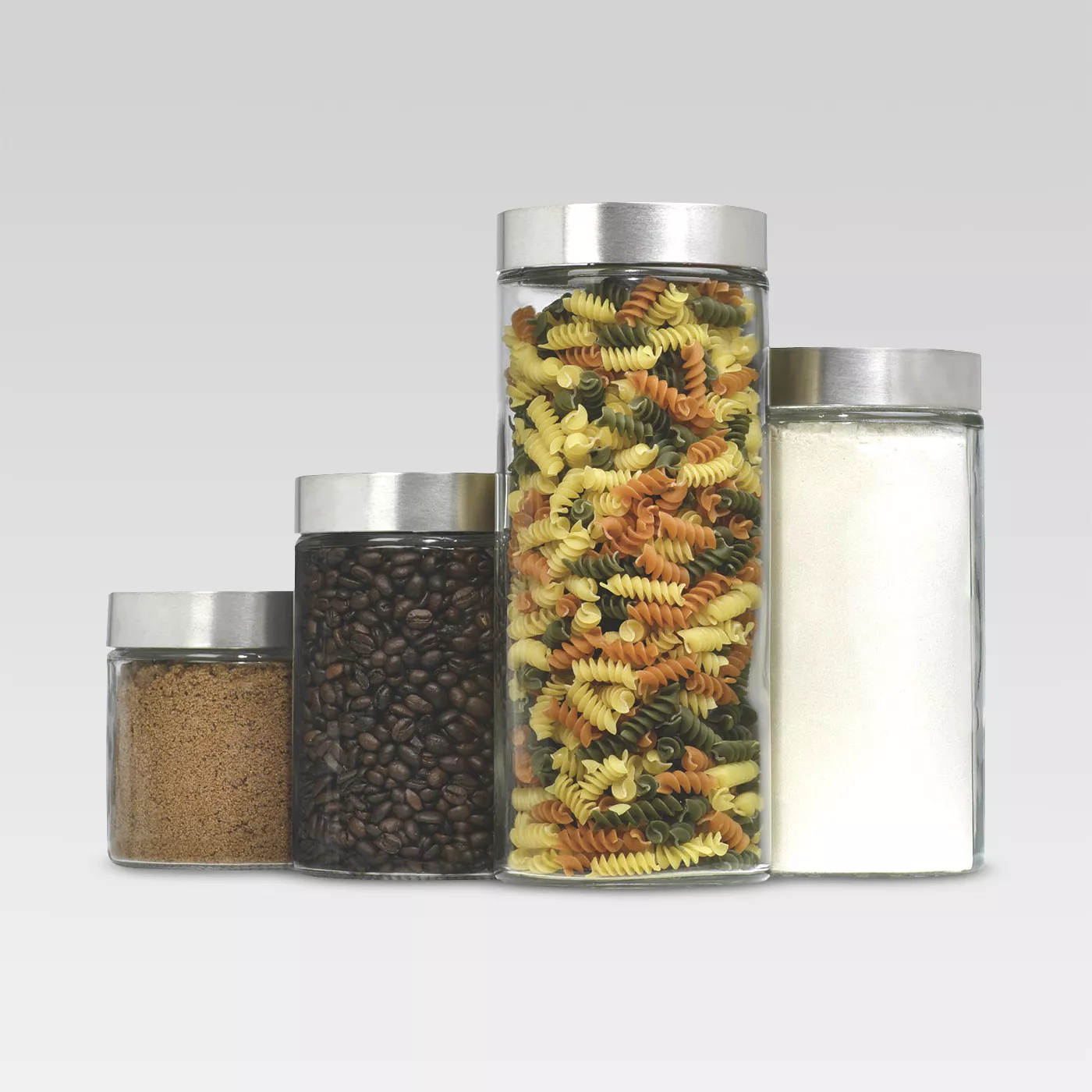 Glass Cylinder Canister Set of 4 - Threshold™ - image 2 of 4