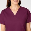 Wink WonderWORK Women's Mock Wrap Scrub Top - 4 of 4