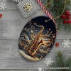 Enchanting Melodic of an Elegant Saxophone Ceramic Ornament, Saxophonist Musician Gift|  OrnamentallyYou - 4 of 4