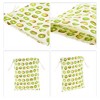 Unique Bargains Women Durable Drawstring Kiwis Cosmetic Bag Green 1 Pc - 3 of 3