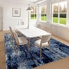 Washable Rugs - Modern Abstract Area Rug with Non-Slip Backing for Living Room, Bedroom, Office - 2 of 4