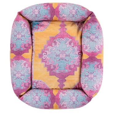 Large Colorful Orthopedic Rectangular Pet Bed