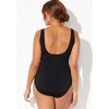 Swimsuits for All Women's Chlorine Resistant Zip Front One Piece Swimsuit (Plus Sizes Available) - 3 of 3