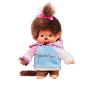Monchhichi Tie-Dye Hoodie Girl Plush