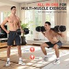 Adjustable Dumbbells,80lbs Free Weights Dumbbells Convertible 2 or 3 in 1 Set Used as Barbell, Kettlebells, A Pair of Lightweight for Home Gym - 2 of 4