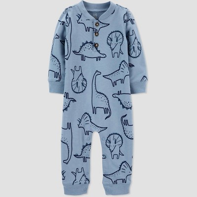 Baby Boys' Dino Romper - Just One You® made by carter's Blue Newborn