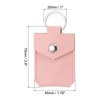 Unique Bargains Portable Genuine Leather Key Fob 4 Pcs - 2 of 4