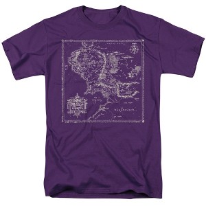 Men's Lord Of The Rings Map Of Me T-Shirt - 1 of 4