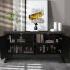 Sapphtopaz Modern TV Stand for TVs Up to 65" with Legs Entryway Table Storage Cabinet for Living Room, Entryway - 3 of 4