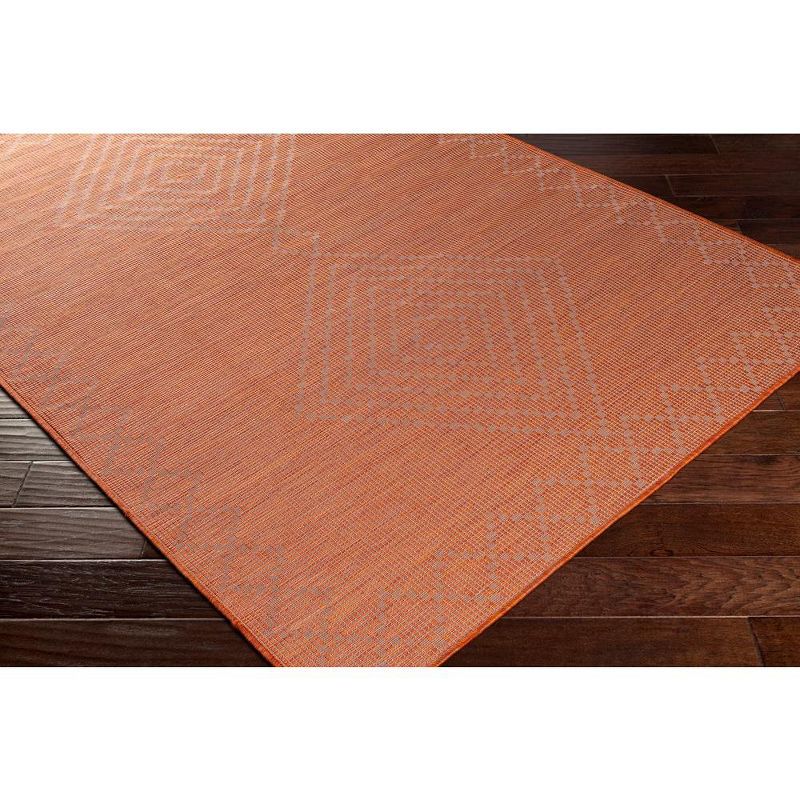 Mark & Day Craailo Woven Indoor and Outdoor Area Rugs Bright Orange, 4 of 8