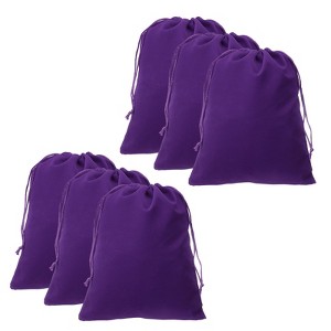 Unique Bargains Velvet Reusable Soft Jewelry Headphone Candy Drawstring Gift Bags 10 Pcs - 1 of 4