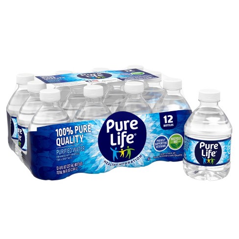 Pure Life Purified Water - 12pk/8 Fl Oz Bottles : Target