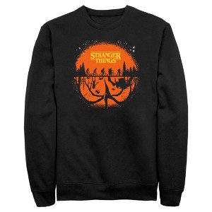 Men's Stranger Things Two Planes Collide Sweatshirt - 1 of 4