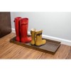 Good Directions 30" x 13" Pebbles Rectangular Indoor Outdoor Boot Tray Brass - 3 of 4