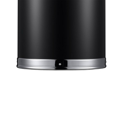 Eternal Black Stainless Steel 56L Open Top Trash Can