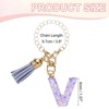 Unique Bargains Resin Lightweight Decorative Sparkling Purple Sequins Tumbler Cup Charm - 2 of 4