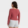Women's Ribbed Pajama Cardigan - Auden™ - 2 of 4