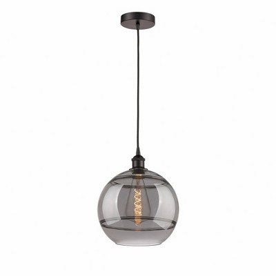 Rochester - 1 Light Cord Hung Mini Pendant In Industrial Style-13.38 Inches Tall and 12 Inches Wide