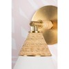 Mitzi Mica 1 - Light Sconce in  Aged Brass - 4 of 4