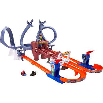 Hot Wheels RacerVerse Spider-Man’s Web-Slinging Speedway Track Set