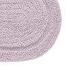 Kate Aurora Spa Retreat 100% Pile Cotton 2 Piece Oval Bath Rug Set - 2 of 2